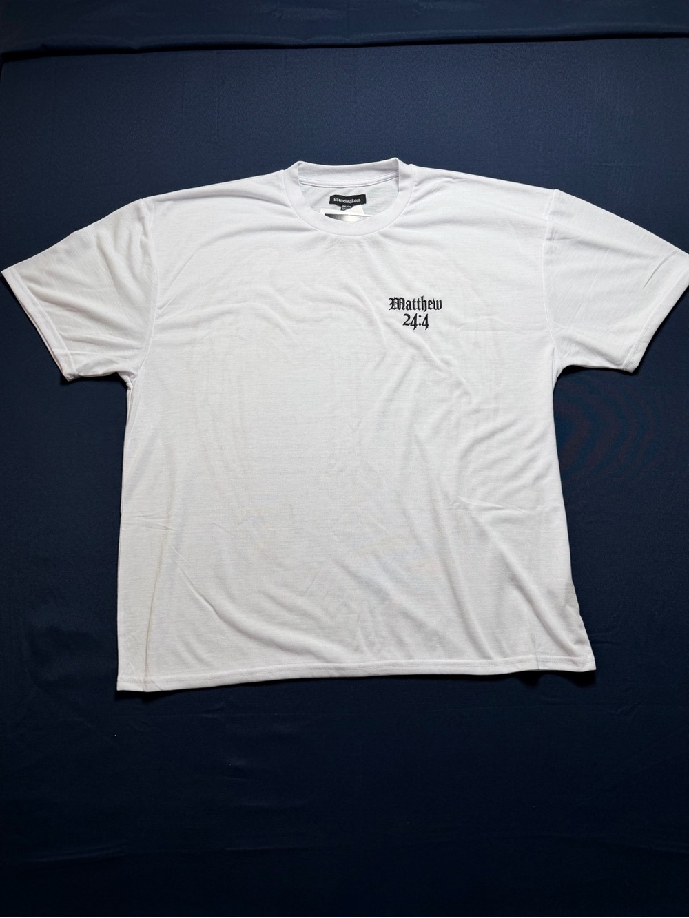 BrandMakers Matthew 24:4 Heavyweight Relaxed Fit Graphic T-Shirt XXL NWT